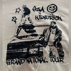Kendrick/SZA Grand National tour 2025 shirt